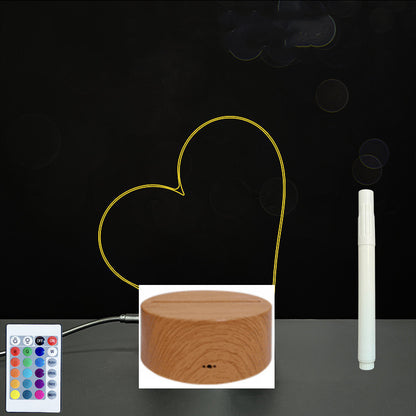 3D LED Acrylic Message Board – Glowing Handwriting Note Pad with Light-Up Display