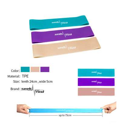 Resistance Band Set for Yoga & Fitness – Multi-Level Exercise Bands with Carry Bag