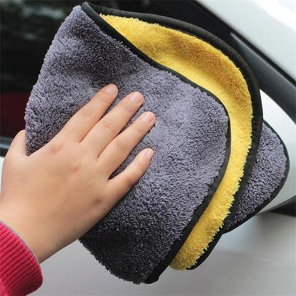 Dual-Sided Two-Color Car Wash Towel – Ultra-Absorbent, Reusable Cleaning Cloth