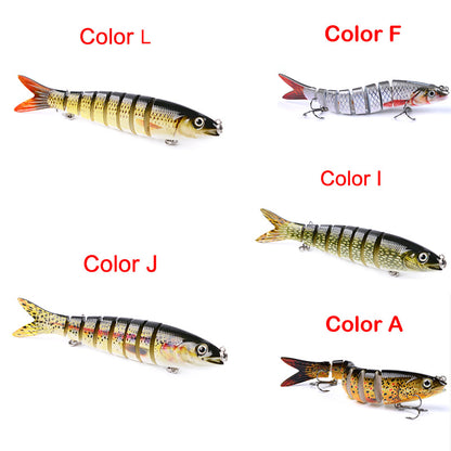 Multi-Jointed Pike Fishing Lures – Realistic Hard Bait for Trolling & Carp Fishing