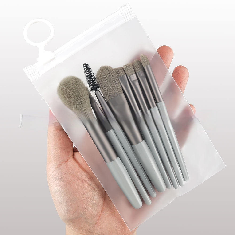 Portable Makeup Brush Set – Complete Professional Cosmetic Tool Kit for Face & Eye Makeup