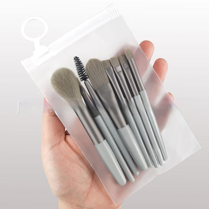 Portable Makeup Brush Set – Complete Professional Cosmetic Tool Kit for Face & Eye Makeup