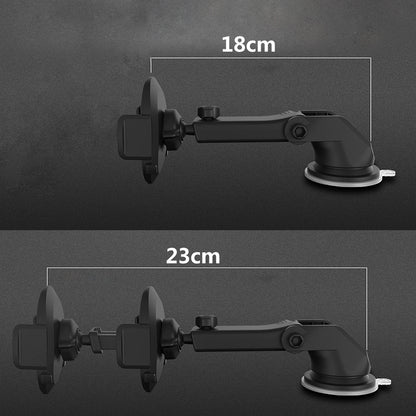 Telescopic Car Phone Holder – Long Arm Dashboard Mount with Suction Cup Base