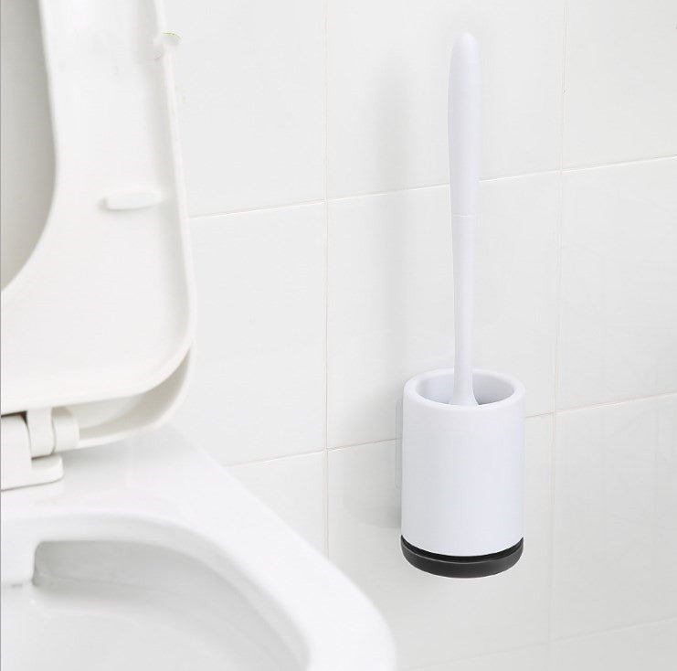 Non-Stick Soft Bristle Toilet Brush – Hygienic Silicone Bathroom Cleaning Tool