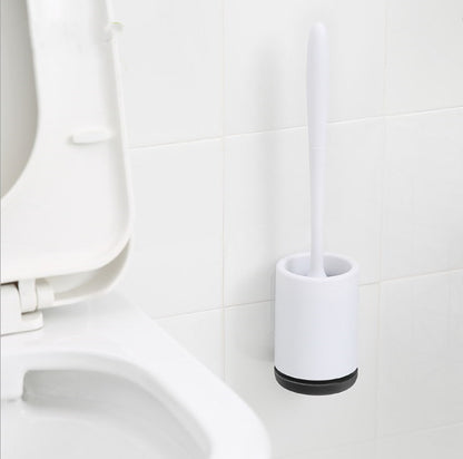 Non-Stick Soft Bristle Toilet Brush – Hygienic Silicone Bathroom Cleaning Tool