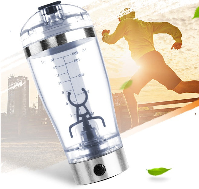Electric Protein Shaker Bottle – USB Rechargeable Mixer Cup for Shakes, Milk, Coffee & Fitness Drinks