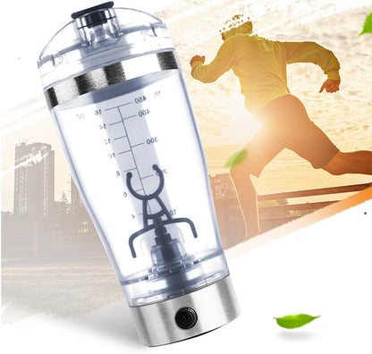 Electric Protein Shaker Bottle – USB Rechargeable Mixer Cup for Shakes, Milk, Coffee & Fitness Drinks
