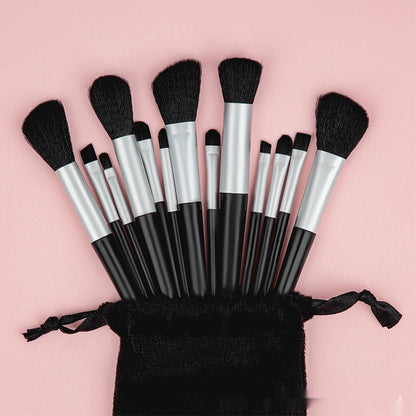 Portable Makeup Brush Set – Complete Professional Cosmetic Tool Kit for Face & Eye Makeup