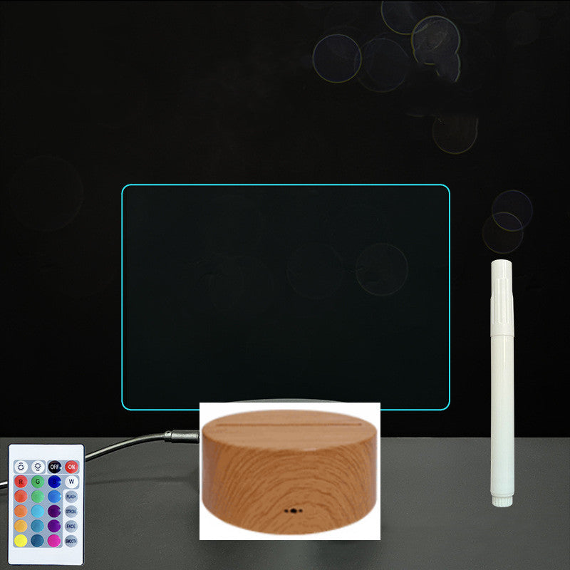 3D LED Acrylic Message Board – Glowing Handwriting Note Pad with Light-Up Display