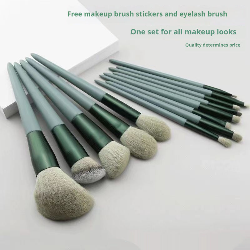 Portable Makeup Brush Set – Complete Professional Cosmetic Tool Kit for Face & Eye Makeup