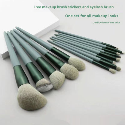 Portable Makeup Brush Set – Complete Professional Cosmetic Tool Kit for Face & Eye Makeup