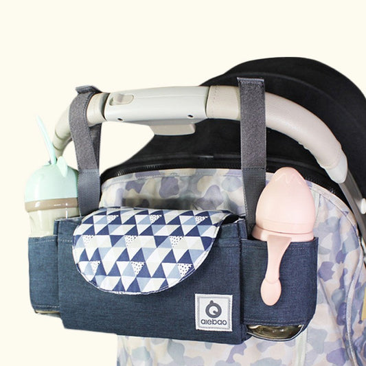 Multifunctional Waterproof Stroller Organizer – Mummy Bag for Baby Essentials, Travel & Outdoor Storage