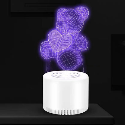USB 3D Mosquito Killer Lamp – Silent Indoor Insect Trap for Home & Bedroom