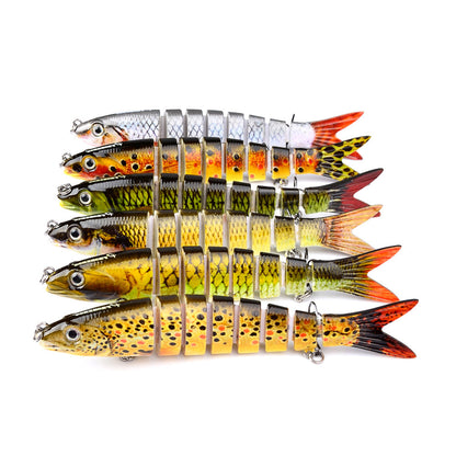 Multi-Jointed Pike Fishing Lures – Realistic Hard Bait for Trolling & Carp Fishing