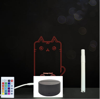3D LED Acrylic Message Board – Glowing Handwriting Note Pad with Light-Up Display