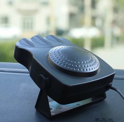 Portable Car Windshield Defroster & Heater Fan – 12V Dual-Use Cooling & Heating with Anti-Slip Mount