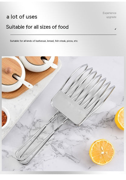 Stainless Steel Slicer – Precision Ham, Bread & BBQ Meat Cutter for Kitchen or Grill