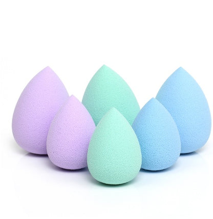 Wet & Dry Makeup Sponge – Water Drop Beauty Blender Puff for Foundation & Blending