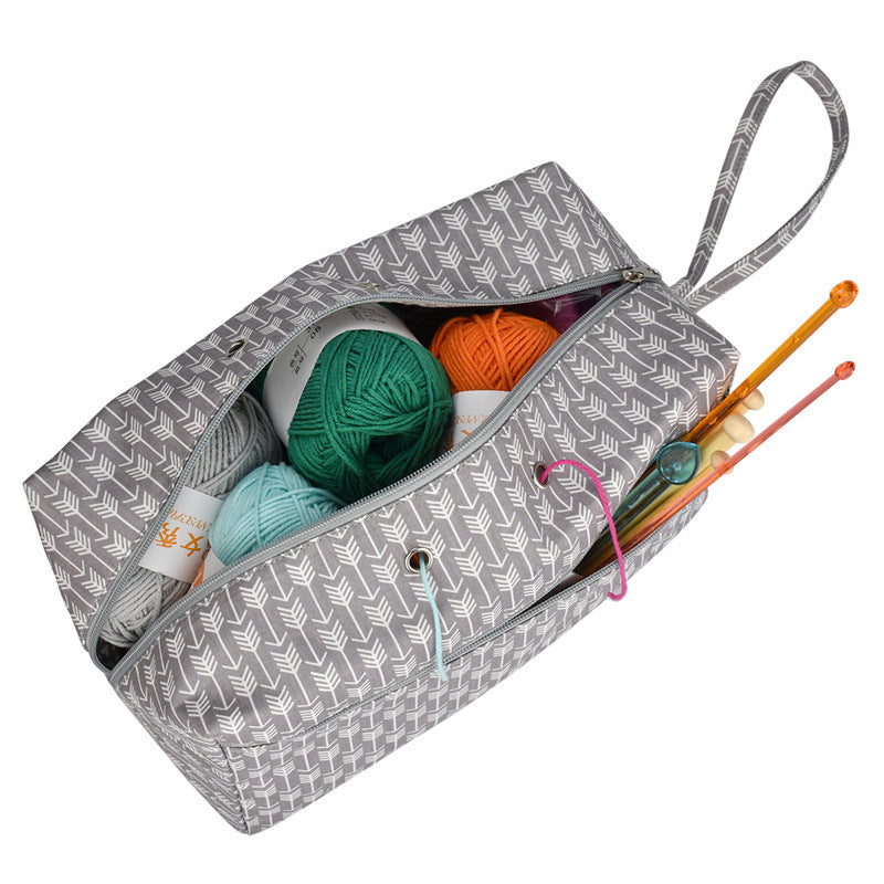 Pure Cotton Storage Bag for Wool & Knitting Supplies – Breathable Organizer for Yarn and Craft Tools