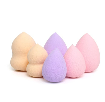 Wet & Dry Makeup Sponge – Water Drop Beauty Blender Puff for Foundation & Blending