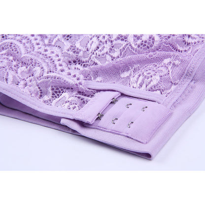 Front Cross Side Buckle Lace Sports Bra – Wireless Fitness Support Top