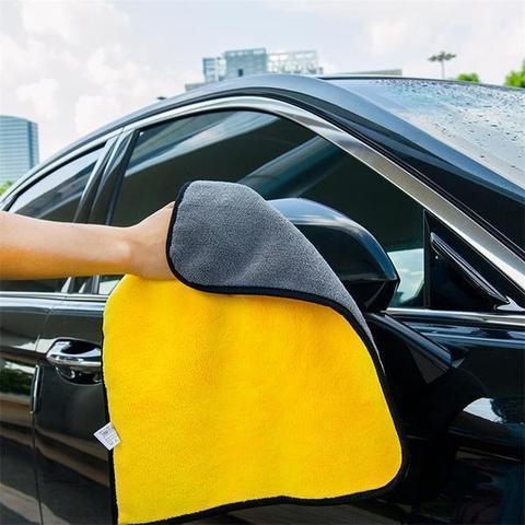 Dual-Sided Two-Color Car Wash Towel – Ultra-Absorbent, Reusable Cleaning Cloth