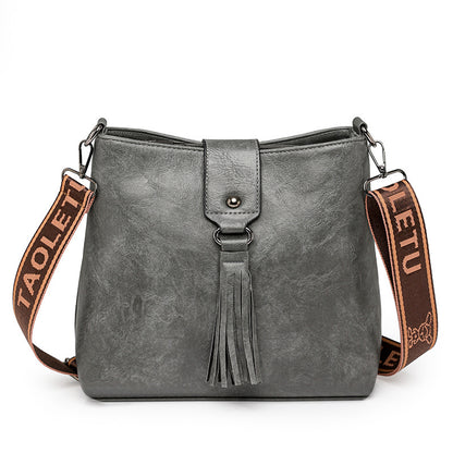 Retro Women's Leisure Bucket Bag
