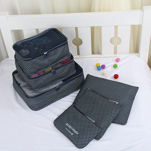 Clear Zipper Storage Bag Set – Transparent Organizer with Handle for Clothes, Toys, Travel & More