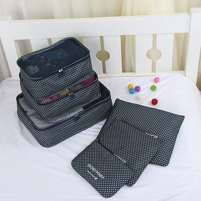 Clear Zipper Storage Bag Set – Transparent Organizer with Handle for Clothes, Toys, Travel & More