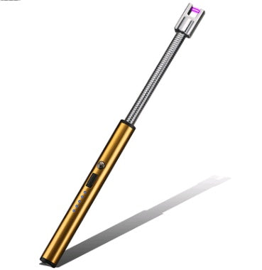 USB Rechargeable LED BBQ Lighter – Long Neck, 360° Flexible Design, Windproof & Flameless