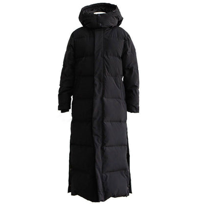 Women's Winter Hooded Parka – Long Thickened Warm Coat for Cold Weather