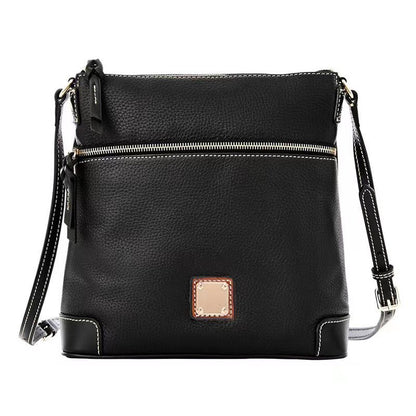 Vintage Lychee Grain Texture Crossbody Bag