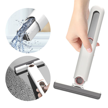 Mini Sponge Squeeze Mop – Portable Floor & Glass Cleaner for Home, Car, Desk, and Windows