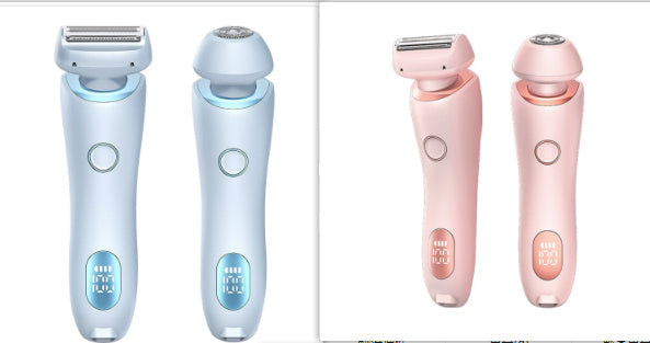 2-in-1 USB Rechargeable Hair Removal Epilator – Women’s Body Trimmer & Shaver for Face, Legs, Bikini & Underarms