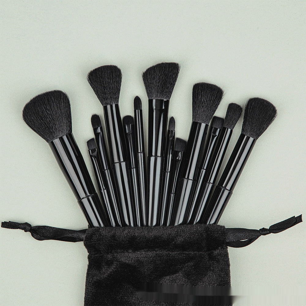 Portable Makeup Brush Set – Complete Professional Cosmetic Tool Kit for Face & Eye Makeup