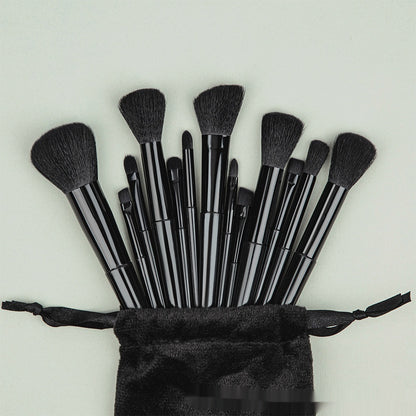 Portable Makeup Brush Set – Complete Professional Cosmetic Tool Kit for Face & Eye Makeup