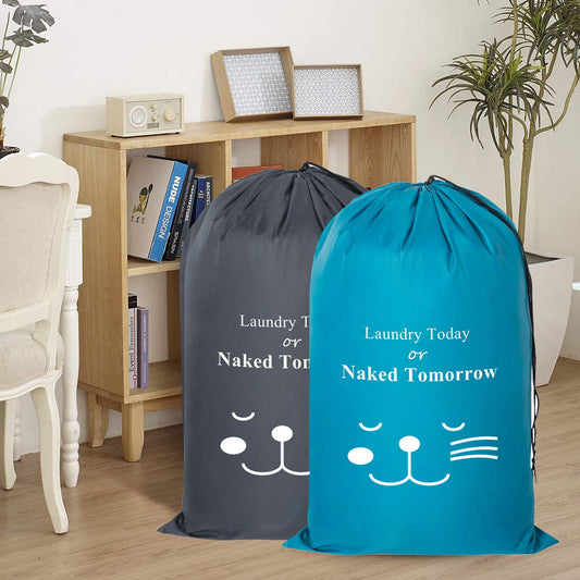 Waterproof Travel Laundry Bag – Fashionable Foldable Clothes Organizer for Hotel & Home Use