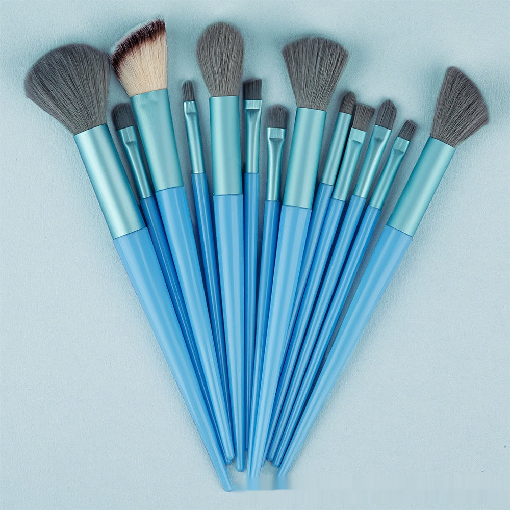 Portable Makeup Brush Set – Complete Professional Cosmetic Tool Kit for Face & Eye Makeup