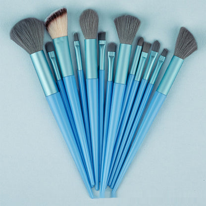Portable Makeup Brush Set – Complete Professional Cosmetic Tool Kit for Face & Eye Makeup
