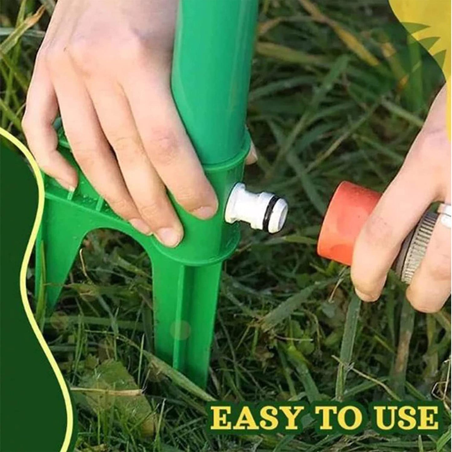 Sunflower Garden Sprinkler – 360° Adjustable Plastic Lawn Water Sprayer for Outdoor Irrigation & Garden Care