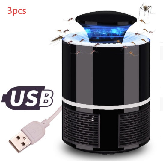 USB LED Mosquito Trap Lamp – Silent Electric Photocatalyst Insect Killer for Home & Bedroom