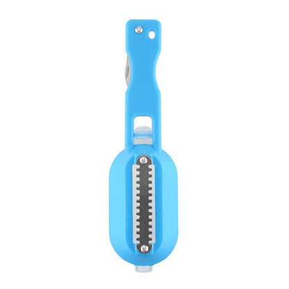 Fish Scale Remover Brush – Quick Scraping Fish Scaler with Grater & Skin Peeling Tool for Easy Cleaning