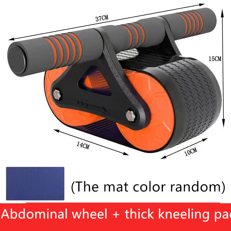 Automatic Rebound Ab Wheel Roller – Dual Wheel Abdominal Exerciser & Waist Trainer for Home Gym Workout
