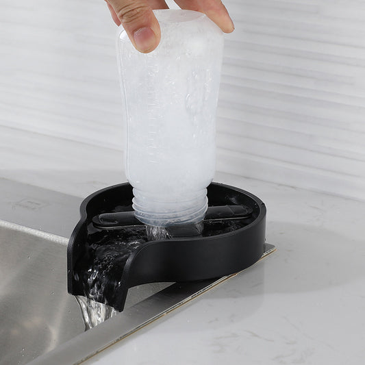 Cup Rinser for Sink – Home & Bar Counter Glass Washer Attachment for Quick Cleaning