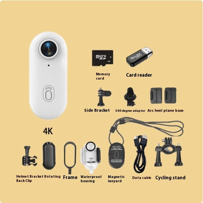 4K Mini Action Camera – Helmet-Mount Sports Cam for Motorcycle, Bike & Outdoor Filming