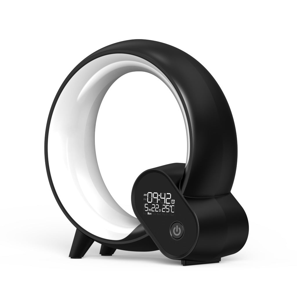 Q Light Sunrise Alarm Clock – Bluetooth Speaker with Digital Display, Smart Wake-Up, and Colorful LED Mood Light
