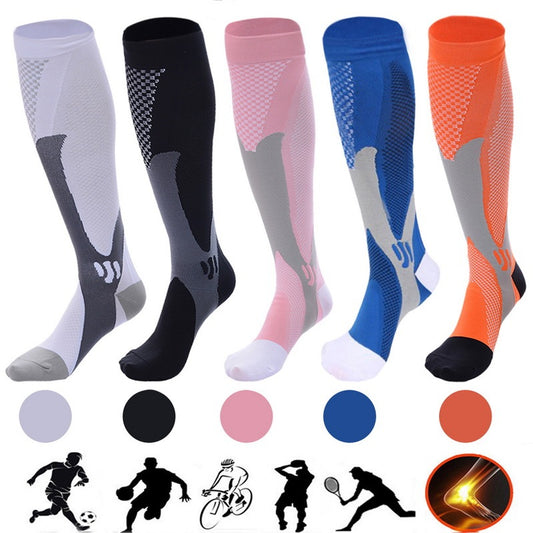 Graduated Compression Socks for Men & Women – Athletic Fit for Running, Travel, Flight & Recovery Support