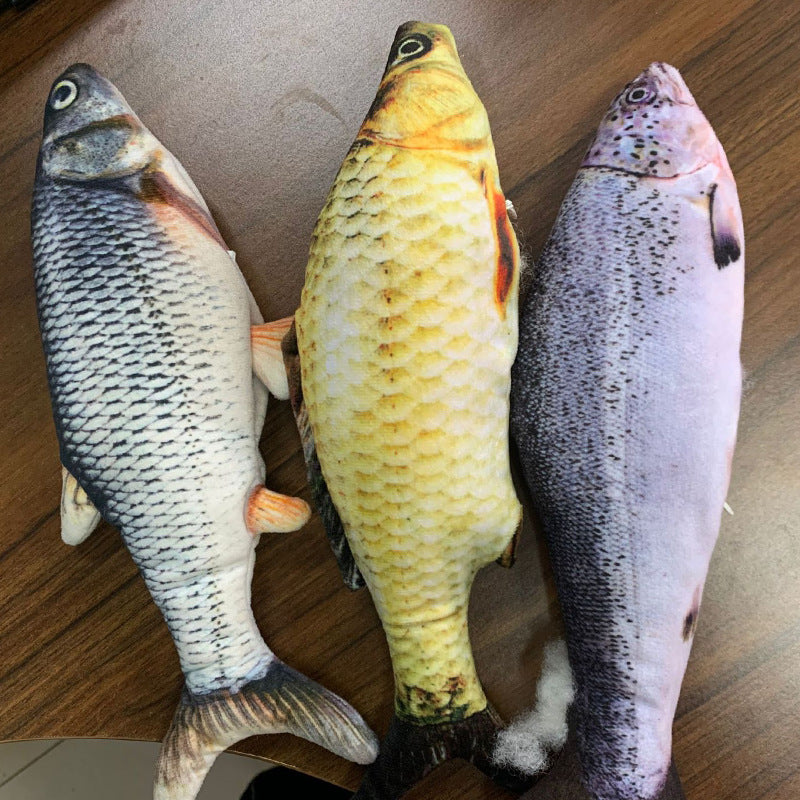 Electric Jumping Fish Toy – Realistic Flopping Fish for Cats (No Catnip Version)