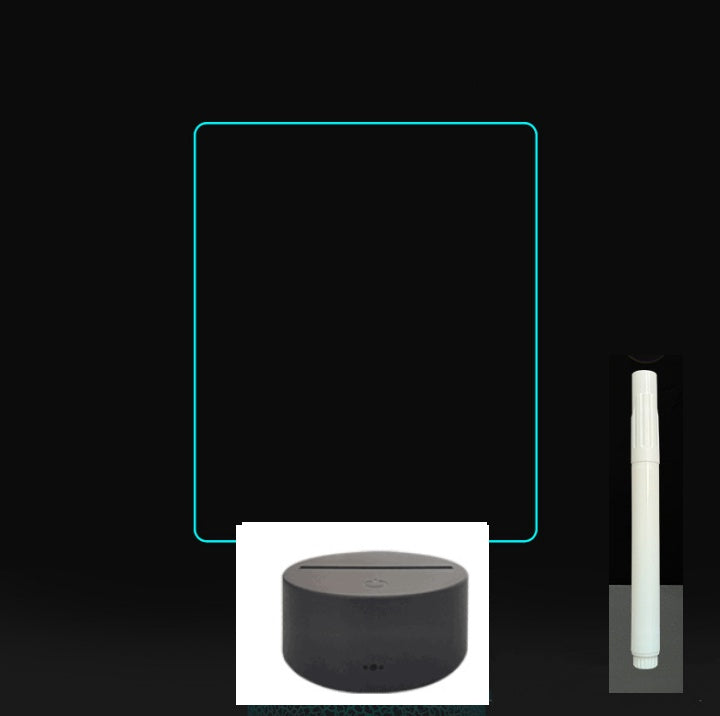3D LED Acrylic Message Board – Glowing Handwriting Note Pad with Light-Up Display