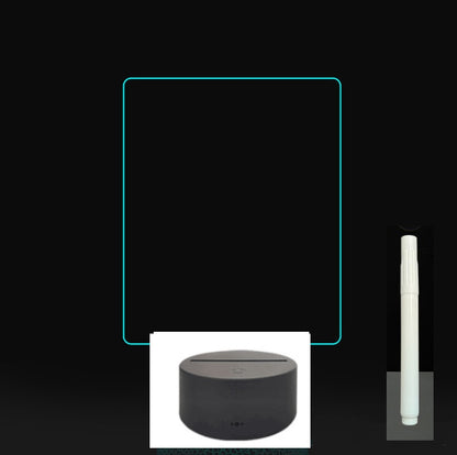 3D LED Acrylic Message Board – Glowing Handwriting Note Pad with Light-Up Display